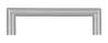 Afbeeldingen van Siro Meubelgreep metaal - boorafstand 96mm/L 106mm/H 32mm/B 10mm RVS 