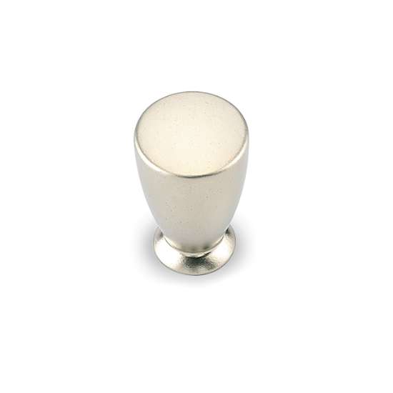 Afbeeldingen van Hettich Knop Novae, H 28 mm, ø 19 mm, Mat vernikkeld