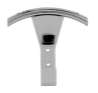 Afbeeldingen van Siro Kapstokhaak metaal - boorafstand 20mm/L 100mm/H 40mm/B 100mm chroom glanzend 