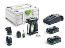 Afbeeldingen van Festool accu-schroefboor C 18 HPC4,0 I-Set - 2x 4.0Ah accu - met snellader in systainer