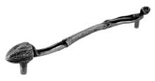 Afbeeldingen van Siro Meubelgreep metaal - boorafstand 272mm/L 333mm/H 50mm/B 27mm - antiek zilver 