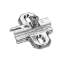 Afbeeldingen van Hettich Kruismontageplaat met hoogteverstelling m.b.v. slobgat, Rijboring 37 x 32 mm, voor schroefbevestiging, dikte 1,5 mm