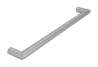 Afbeeldingen van Siro Meubelgreep metaal - boorafstand 224mm/L 237mm/H 33mm/B 13mm - RVS 