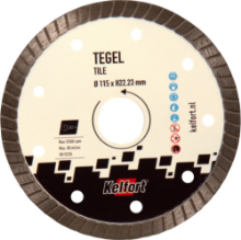 Afbeeldingen van Diamantzaagblad tegels