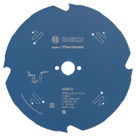 Afbeeldingen van Bosch Cirkelzaagblad Expert for Fiber Cement