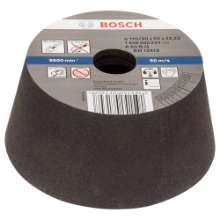 Afbeeldingen van Bosch Schuurkom, conisch - metaal/gietijzer