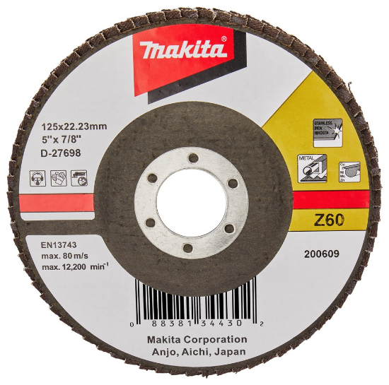 Afbeeldingen van Makita Lamellenschijf D-27698 - Ø125mm - Z60 