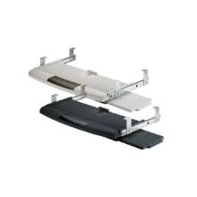 Afbeeldingen van Hettich Toetsenbordplateau met mousepad, zwart