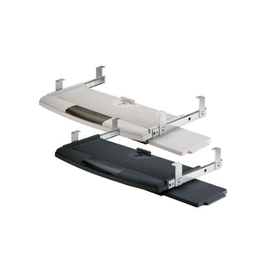Afbeeldingen van Hettich Toetsenbordplateau met mousepad, zwart