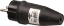 Afbeeldingen van Kelfort Stekker - 16A/250V - zwart rubber 2P+A 