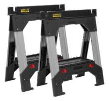 Afbeeldingen van Stanley zaagbokken FatMax - metaal/plast - 2 stuks