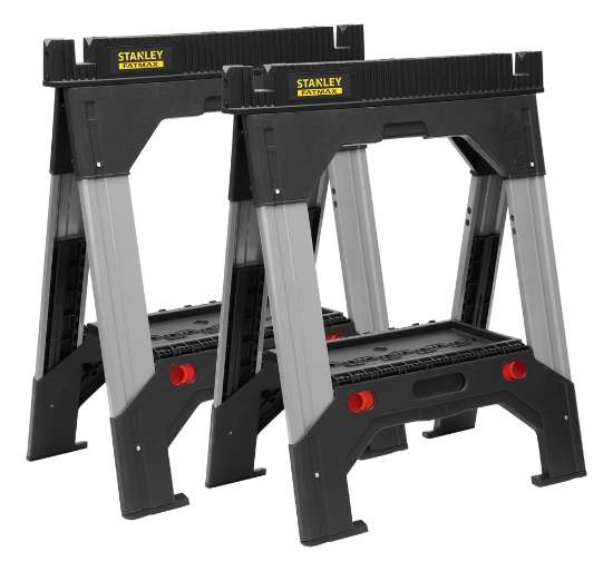 Afbeeldingen van Stanley zaagbokken FatMax - metaal/plast - 2 stuks