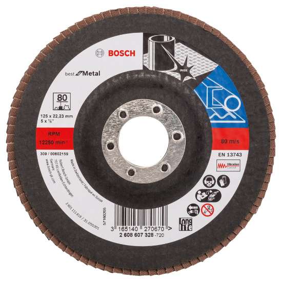 Afbeeldingen van Bosch Lamellenschuurschijf X571, Best for Metal