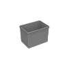 Afbeeldingen van Hettich Emmer 12 l, kunststof, grijs, B x T x H 310 x 222 x 227 mm, voor afvalsysteem Bin.it Flex