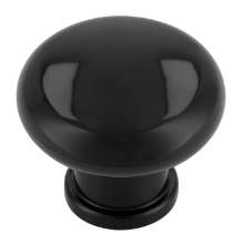Afbeeldingen van Siro Meubelknop kunststof - L 32mm/H 27mm/B 32mm - zwart 