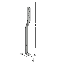Afbeeldingen van GB Stormanker 500mm 30x2mm Sendzimir Verzinkt