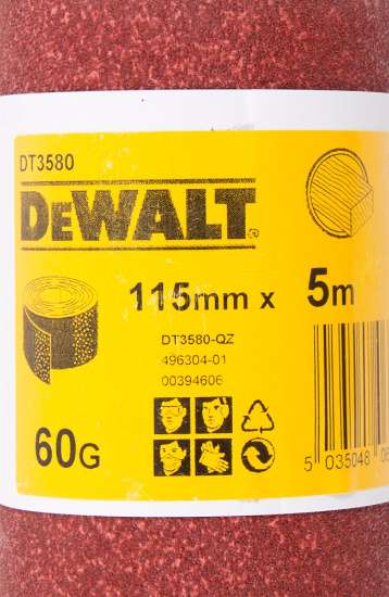 Afbeeldingen van DeWALT Schuurpapier op rol DT3580