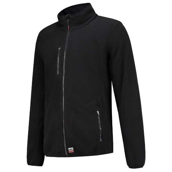 Afbeeldingen van Tricorp Sweatvest fleece Luxe 301012 Zwart 5XL