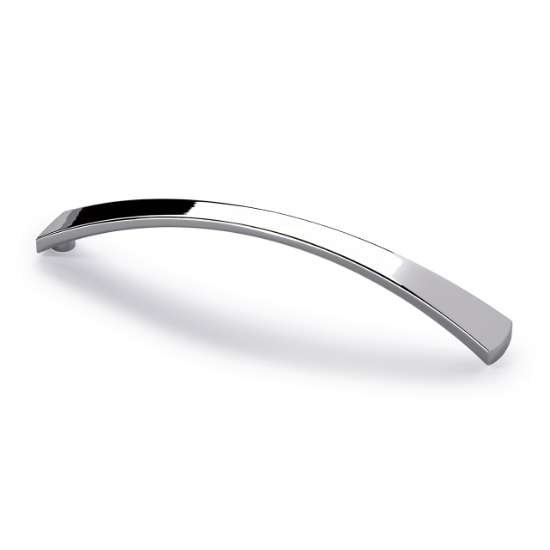 Afbeeldingen van Hettich Greep Parma, boorafstand 128, L 138 mm, B 17 mm, H 25 mm, glans verchroomd