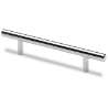 Afbeeldingen van Hettich stanggreep Hale, boorafstand 96, L 156 mm, H 35 mm, ø 12 mm, glans verchroomd