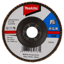 Afbeeldingen van Makita Lamellenschuursch. 125X22 K36 D-27078
