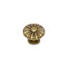 Afbeeldingen van INTERSTEEL Meubelknop rond zon ø 25 mm messing gebruineerd 8479