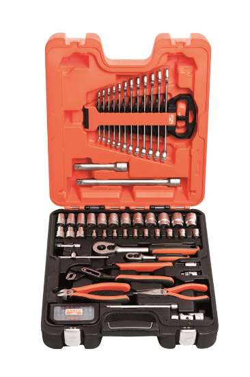 Afbeeldingen van Bahco doppen-/gereedschapsset 1/2", 1/4" 81 delig (S81MIX)