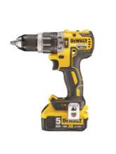 Afbeeldingen van DeWalt schroefklopboormachine DCD796P2-QW - 460 Watt 18V XR - 2x5.0Ah accu - inclusief multilader in TSTAK koffer