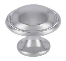 Afbeeldingen van Siro Meubelknop metaal - L 28mm/H 22mm/B 28mm chroom glanzend 