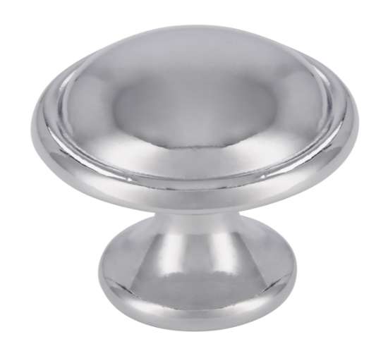 Afbeeldingen van Siro Meubelknop metaal - L 28mm/H 22mm/B 28mm chroom glanzend 