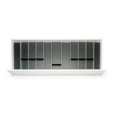 Afbeeldingen van Blum Bestekindeling voor messen Legrabox houtdecor - corpusbreedte 1200 diepte 450mm - houtdecor zwart/aluminium OL.SA4512S2BEST