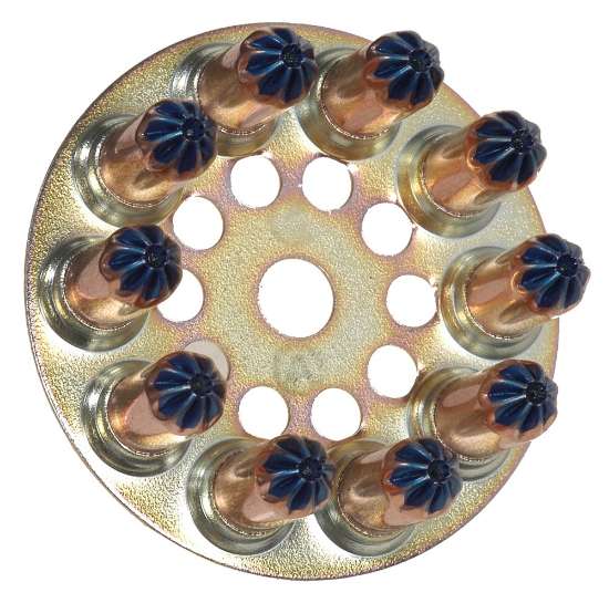 Afbeeldingen van Spit patronen op disk - p230(l)/p250 - blauw  