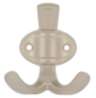 Afbeeldingen van Siro Kapstokhaak metaal - boorafstand 32mm/L 76mm/H 45mm/B 67mm - nikkel mat 