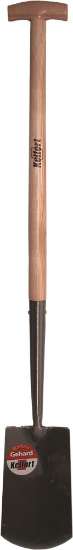 Afbeeldingen van Kelfort spade - 280x170mm - spade gepolijst met T-steel