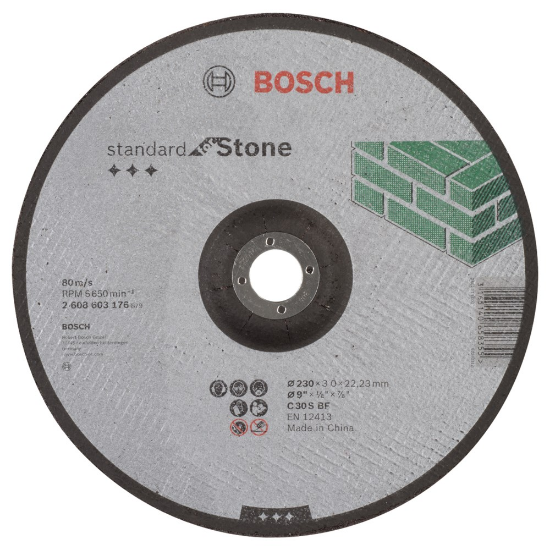 Afbeeldingen van Bosch Doorslijpschijf gebogen Standard for Stone