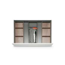 Afbeeldingen van Blum Bestekindeling voor werkbestek met foliehouder Legrabox - corpusbreedte 900 en groter diepte 600mm - houtdecor nebraska eik/oriongrijs OL.BH6090N5IND