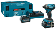Afbeeldingen van Makita accu slagschroevendraaier TD003GD201 - 40V Max 2x2,5Ah accu's - inclusief lader in doos 