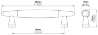 Afbeeldingen van Siro Meubelgreep hout - boorafstand 96mm/L 133mm/H 32mm/B 14mm esdoorn/chroom 