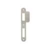 Afbeeldingen van INTERSTEEL Sluitplaat 175x25/44x1,5mm tbv dag- en nacht schoot, afgerond met korte lip, rvs DIN links 9509