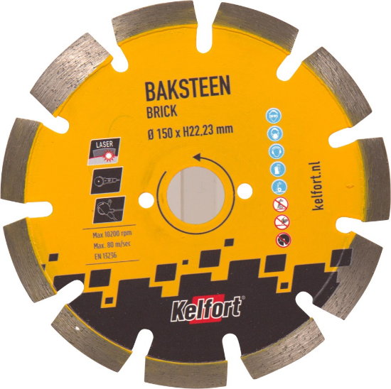 Afbeeldingen van Diamantzaagblad baksteen