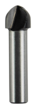 Afbeeldingen van Makita holprofielfrees - Ø12,7x10mm radius 6,4mm - schacht Ø8mm 2 beitels