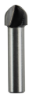 Afbeeldingen van Makita holprofielfrees - Ø12,7x10mm radius 6,4mm - schacht Ø8mm 2 beitels