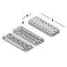 Afbeeldingen van GB blinde houtverbinding - 170x60x14mm 96x221mm - aluminium