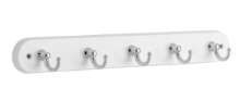 Afbeeldingen van Siro Sleutelhouder metaal - boorafstand 270mm/L 300mm/H 38mm/B 36mm beuken wit/chroom 