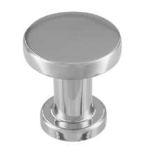 Afbeeldingen van Siro Meubelknop metaal - L 20mm/H 21mm/B 20mm chroom glanzend 