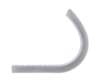Afbeeldingen van Siro Kapstokhaak metaal - boorafstand 16mm/L 52mm/H 45mm/B 20mm - chroom mat 