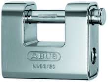 Afbeeldingen van Abus hangslot 92/80 monobloc  RVS