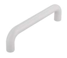 Afbeeldingen van Siro Meubelgreep kunststof - boorafstand 96mm/L 106mm/H 28mm/B 10mm - wit 