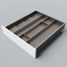 Afbeeldingen van Blum Bestekindeling voor kruidenpotjes Legrabox - corpusbreedte 550-600 diepte 650mm - notenhout/aluminium OL.NA6560S3BEST