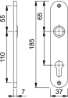 Afbeeldingen van Hoppe kortschild 398 - PC72 - F1 Op=Op